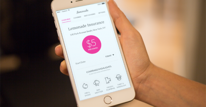 Insurance Startup Lemonade Receives $120 Million in Funding Lead by Softbank