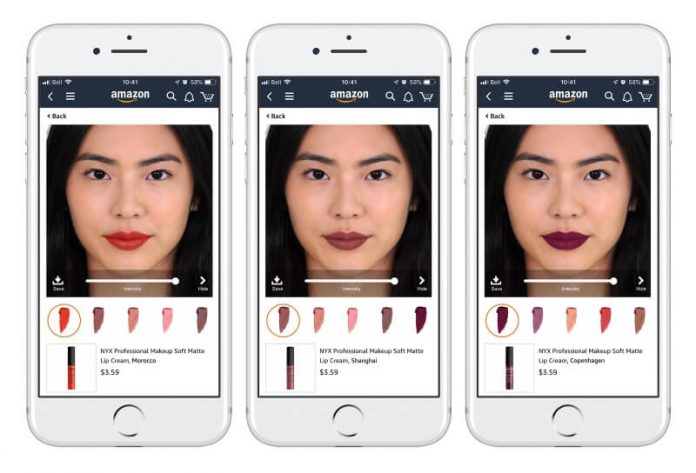 Amazon Uses AI to Allow you to Try Makeup Digitally